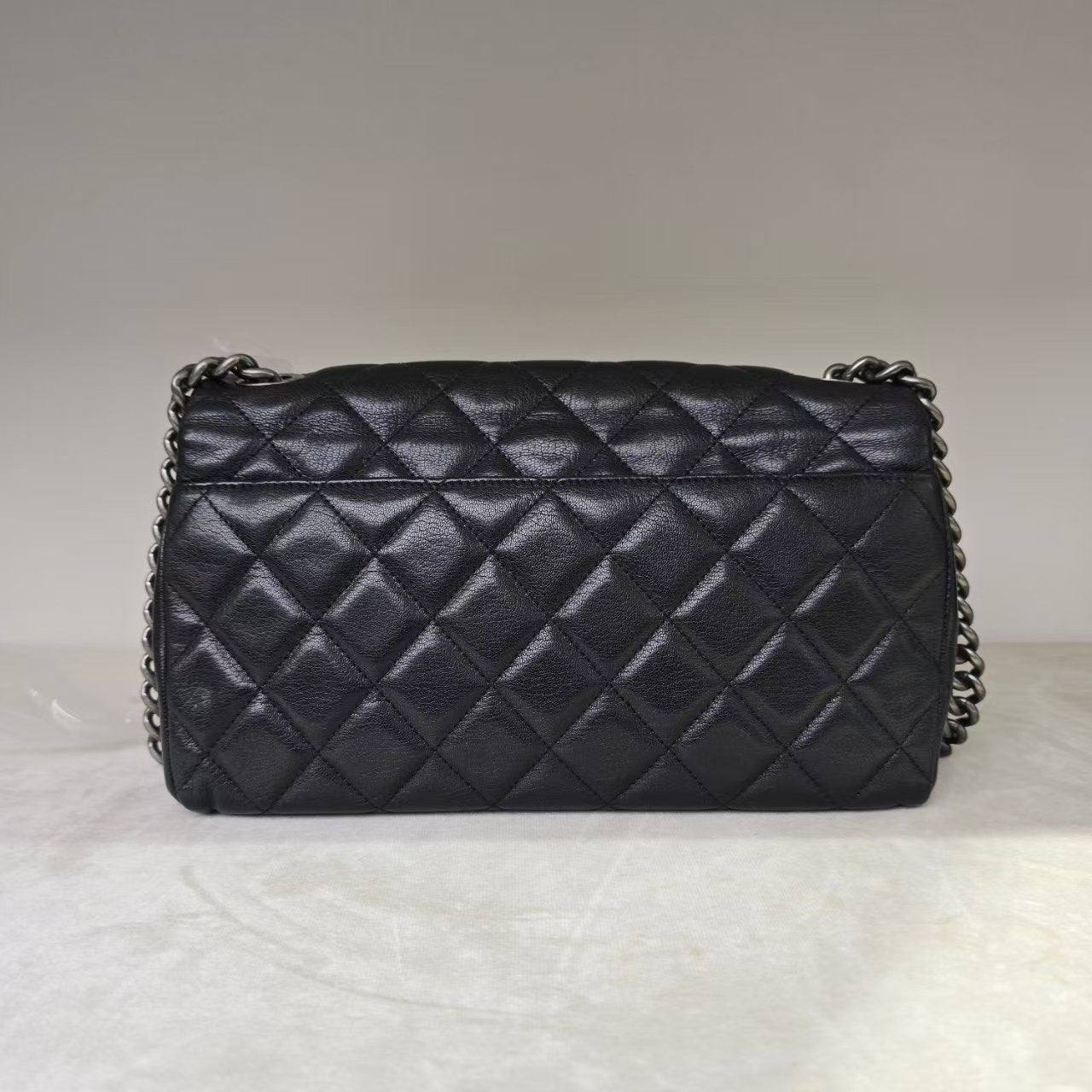 Chanel Classic Black Quilted Leather Shoulder Bag