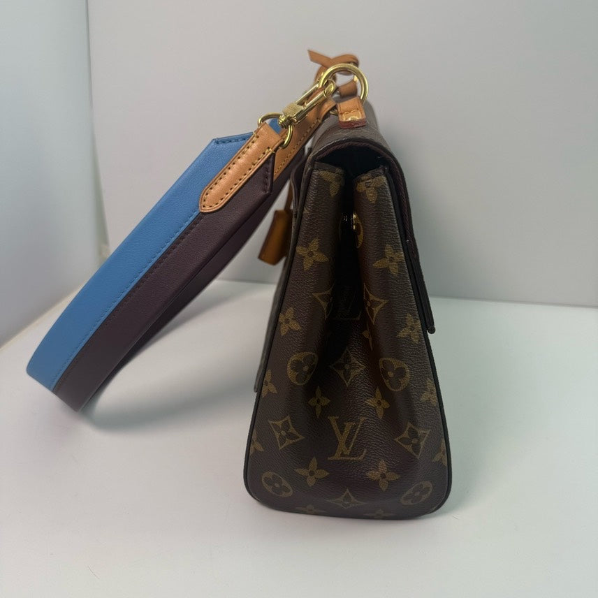 Louis Vuitton Monogram Cluny Canvas Shoulder Bag - Brown