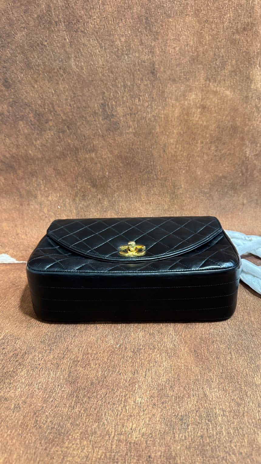 Chanel Vintage Black Flap Bag - Leather Shoulder Bag