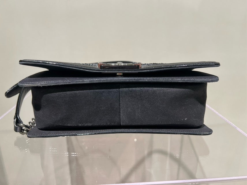 Chanel Leboy MM Black Shoulder Bag - Designer Handbag