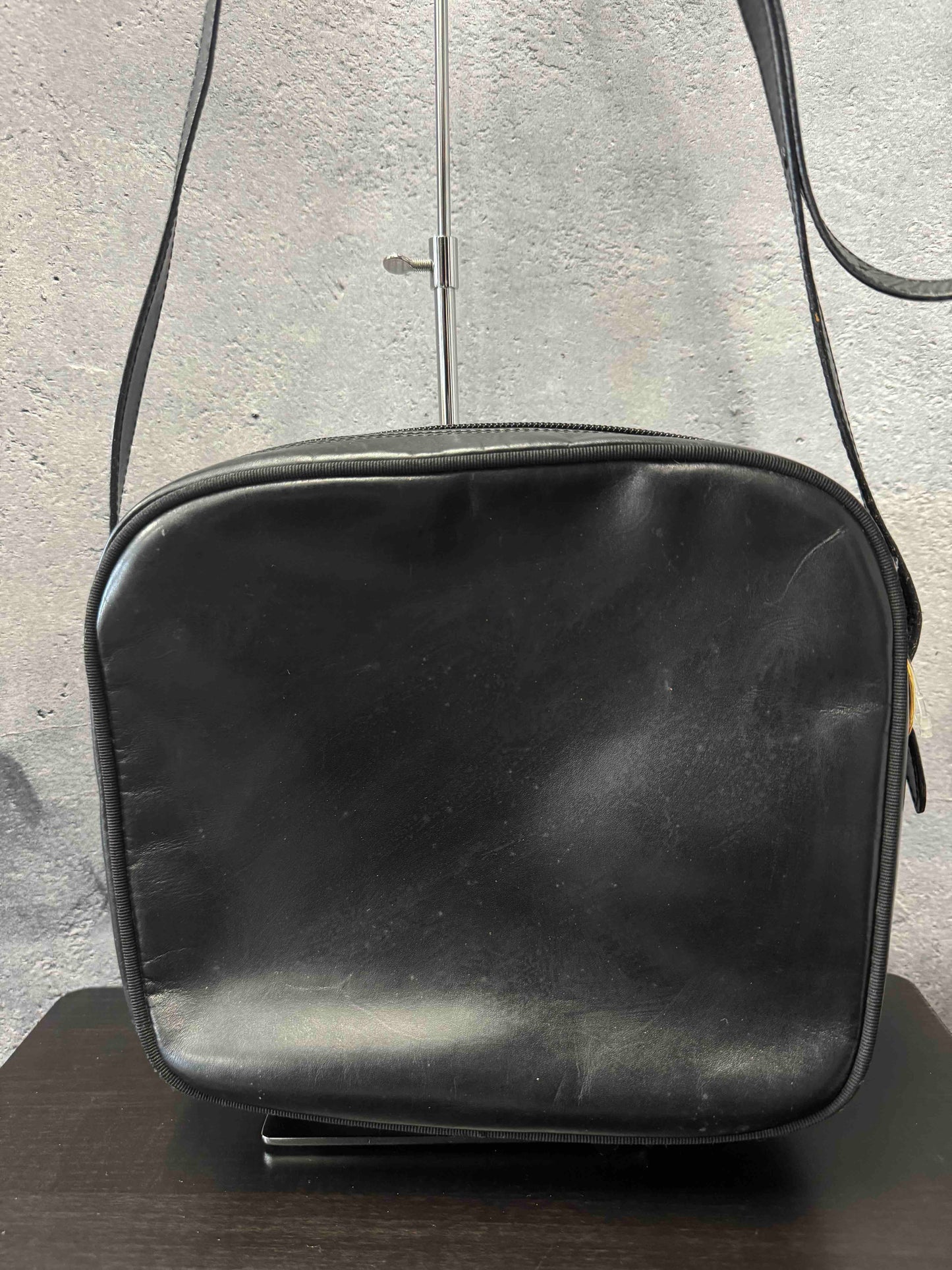 Ferragamo Ribbon Crossbody JZ15831500 Black Crossbody Bag