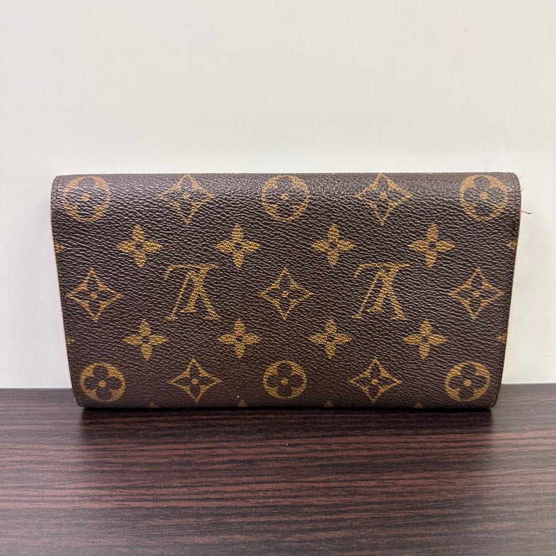 Pre-loved Louis Vuitton Monogram Long Wallet Brown Wallet 3249