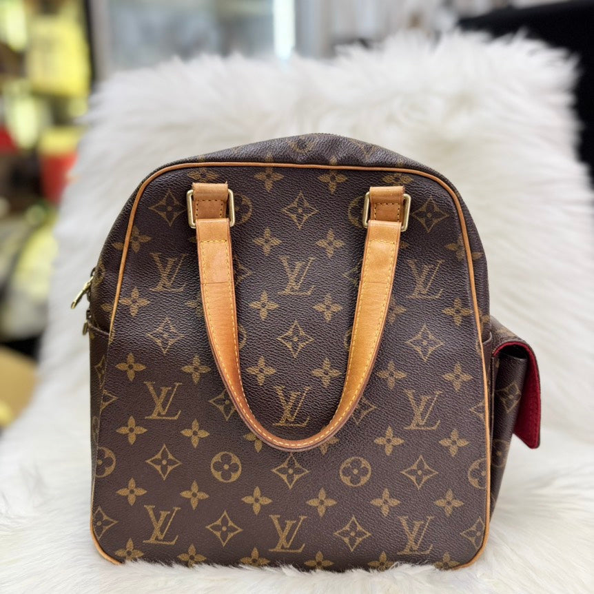 Louis Vuitton Monogram Excentri-Cite Brown Shoulder Bag