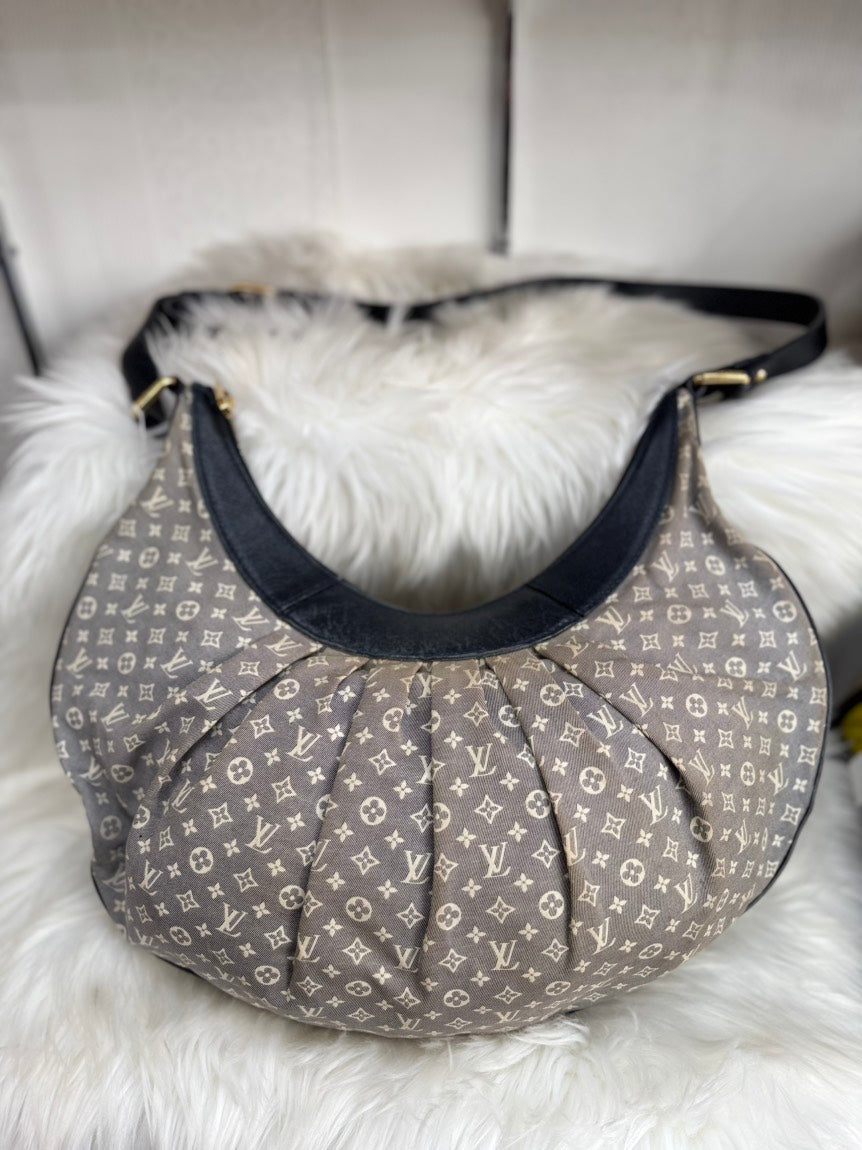 Louis Vuitton Mini Lin Idylle Rhapsody MM Gray Shoulder Bag