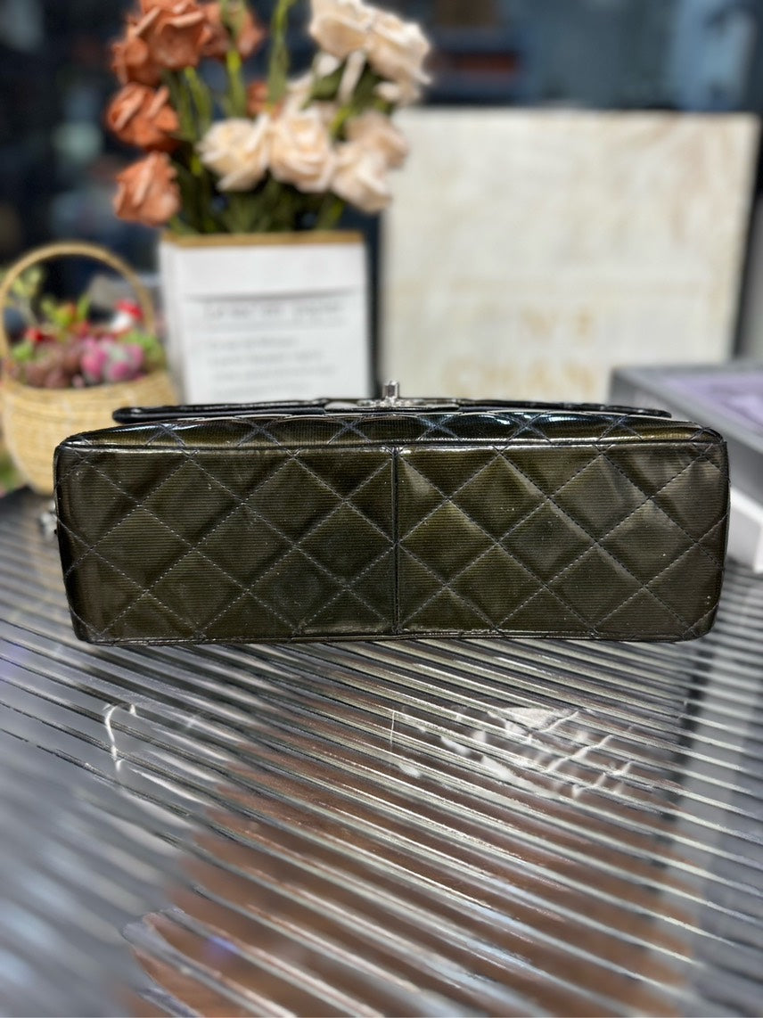 Chanel Jumbo HFY Classic Shoulder Bag Black Leather