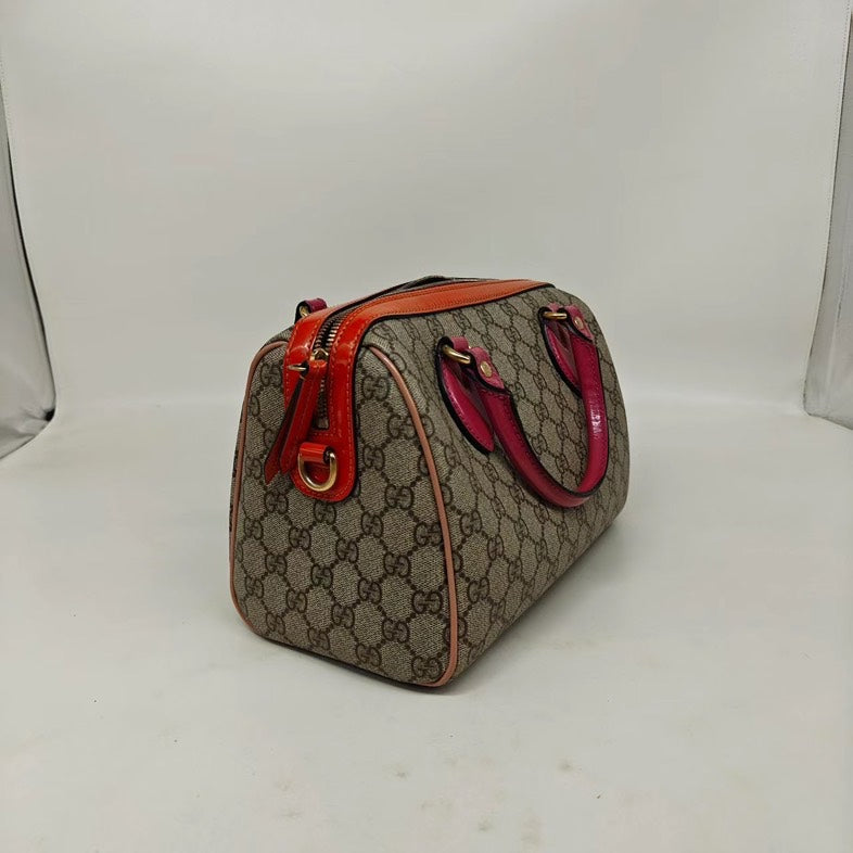 Gucci Boston 25 GG Canvas Beige Crossbody/Handbag