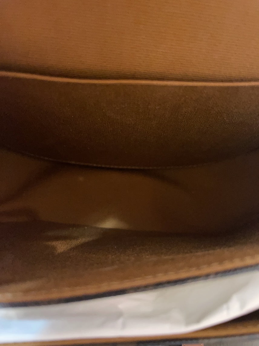 Celine Folco Brown Leather Crossbody Bag