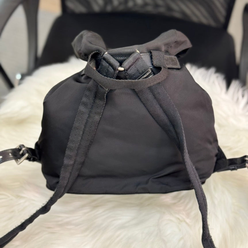Prada Nylon Backpack M Size Black
