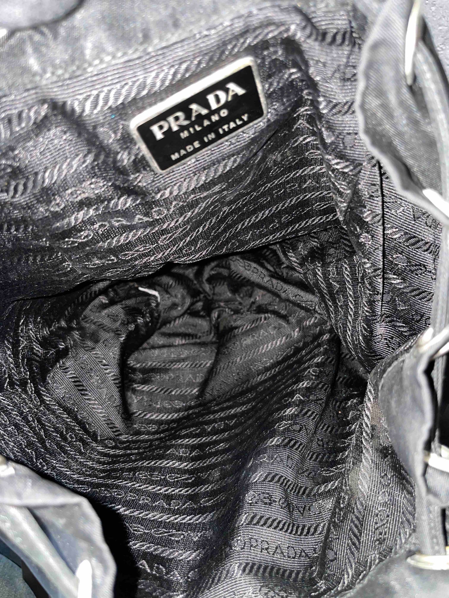 PRADA Nylon Backpack JZ32835900 Black - Vintage Designer Bag