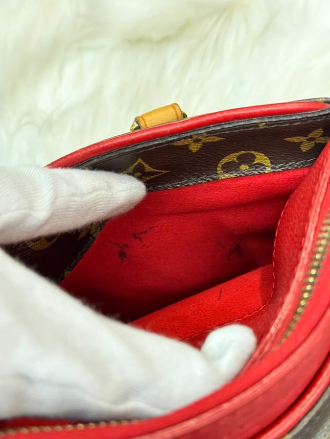 Louis Vuitton Monogram BB Pallas Brown Canvas Shoulder Bag