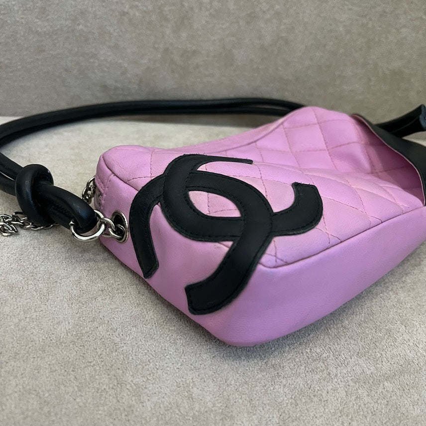 Chanel Bag HMM Quilted Pink Leather Shoulder Bag