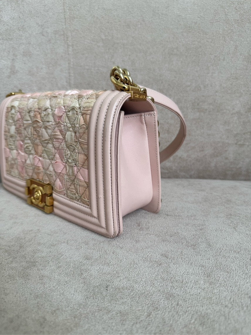 Chanel Limited Edition Quilted Pink Shoulder Bag