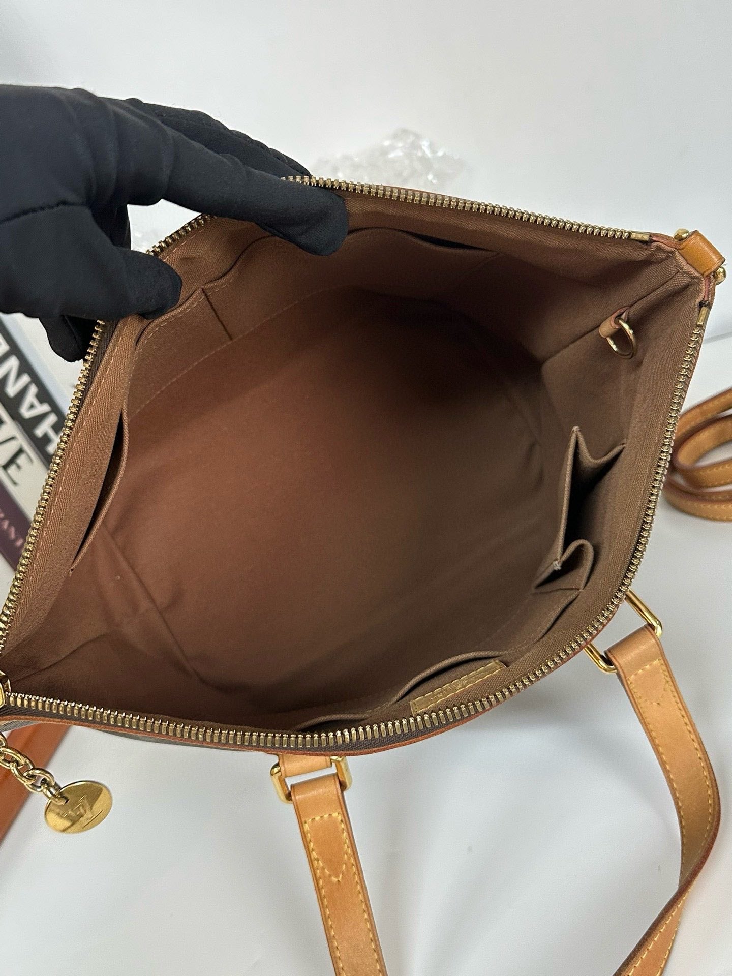 Louis Vuitton Monogram Palermo Shoulder Bag with Strap #8A - Brown Canvas Shoulder Bag