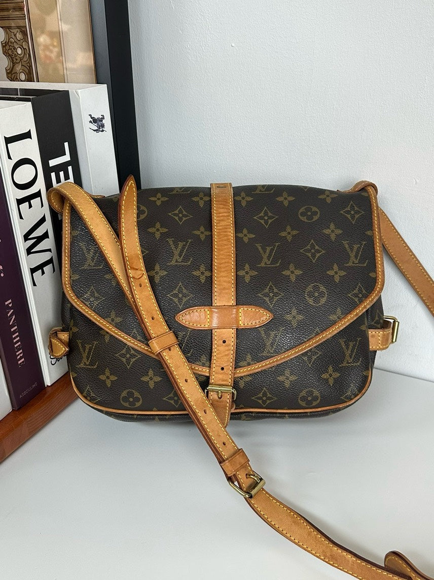 Louis Vuitton Monogram Shoulder Bag #6C in Brown Canvas