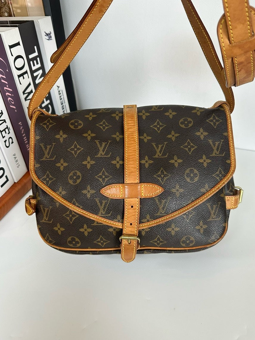 Louis Vuitton Monogram Shoulder Bag #6C in Brown Canvas