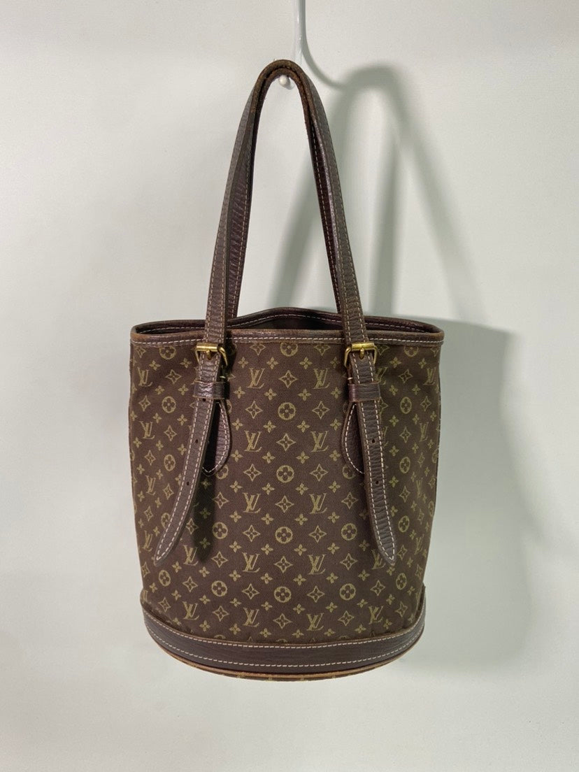 Louis Vuitton Bucket PM Monogram Canvas Brown Bucket Bag