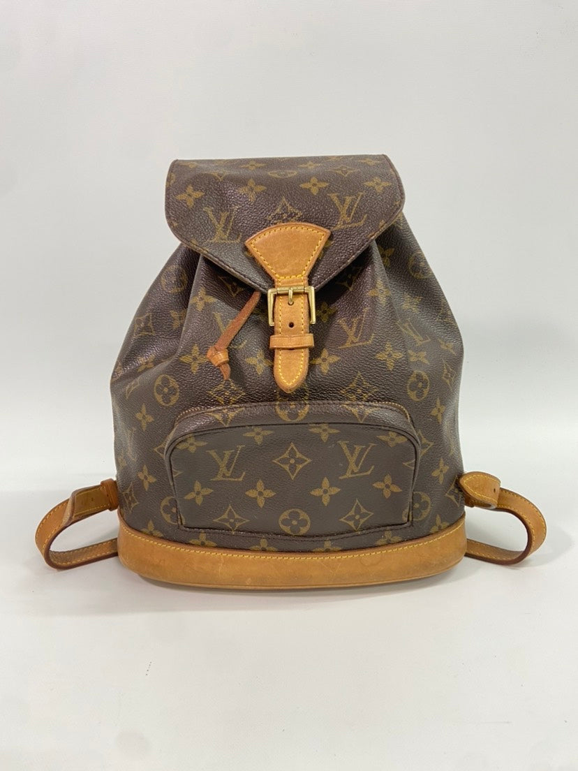 Louis Vuitton Montsouris MM Monogram Brown Backpack