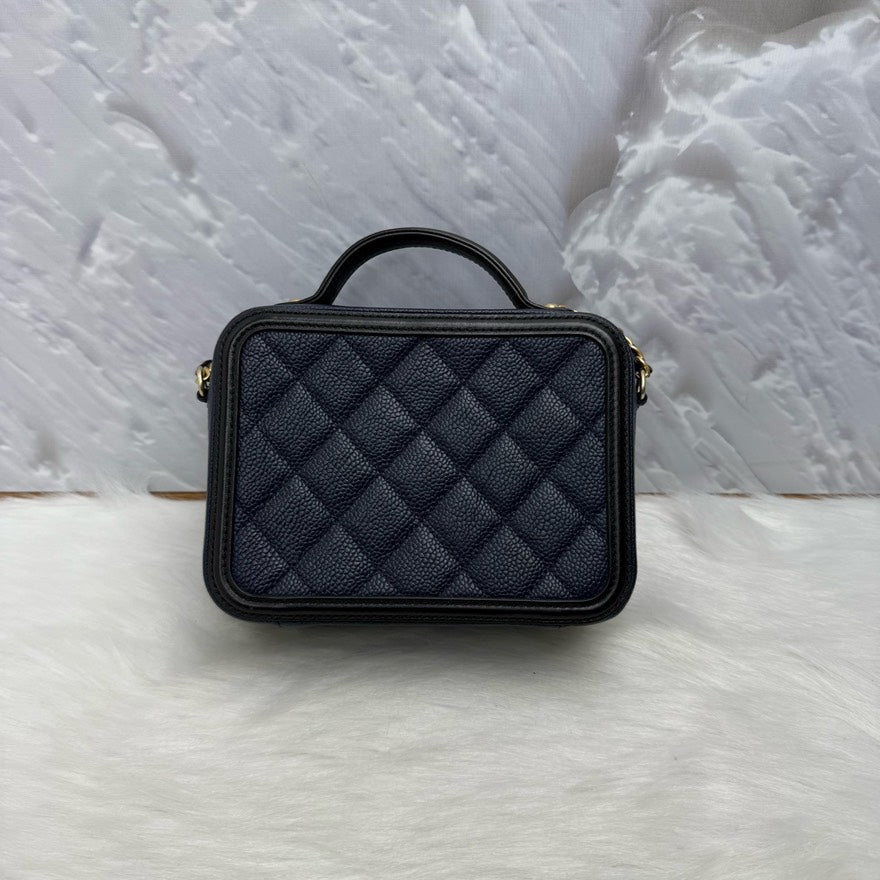 Chanel Camera Bag Quilted Black Leather Shoulder Bag