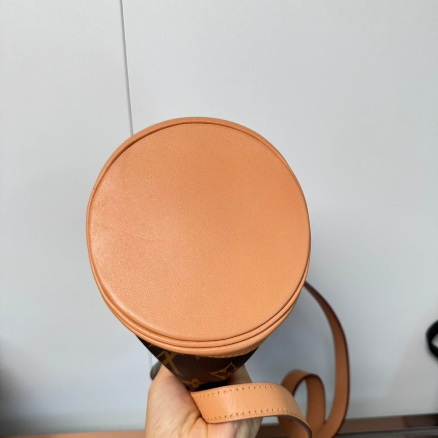 Louis Vuitton Monogram Bucket Bag in Brown Canvas