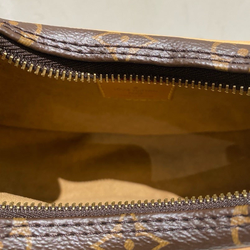 Louis Vuitton Croissant Monogram Microchip Series Brown Shoulder Bag