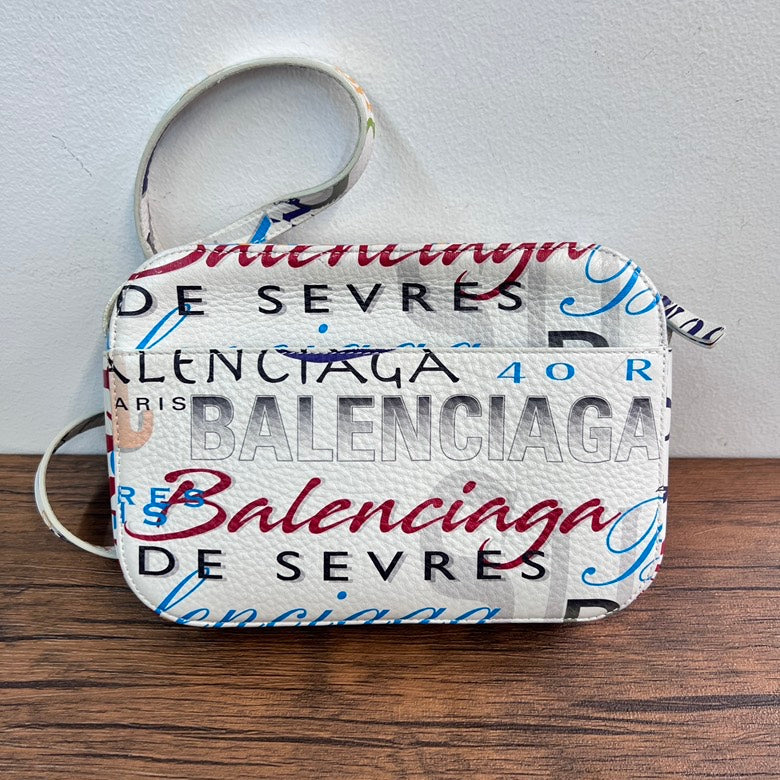 Balenciaga Classic Multicolor Leather Crossbody Bag