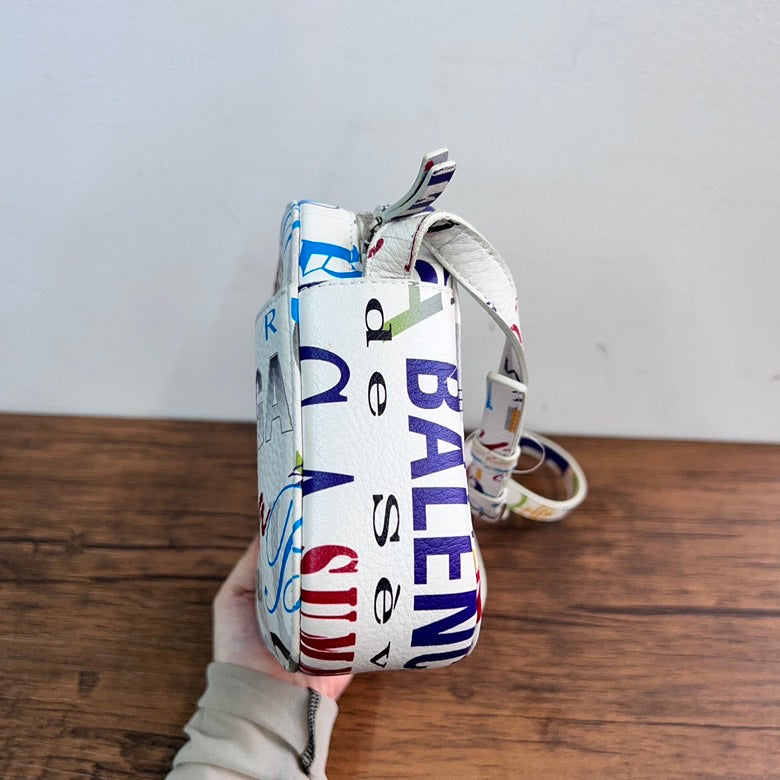 Balenciaga Classic Multicolor Leather Crossbody Bag