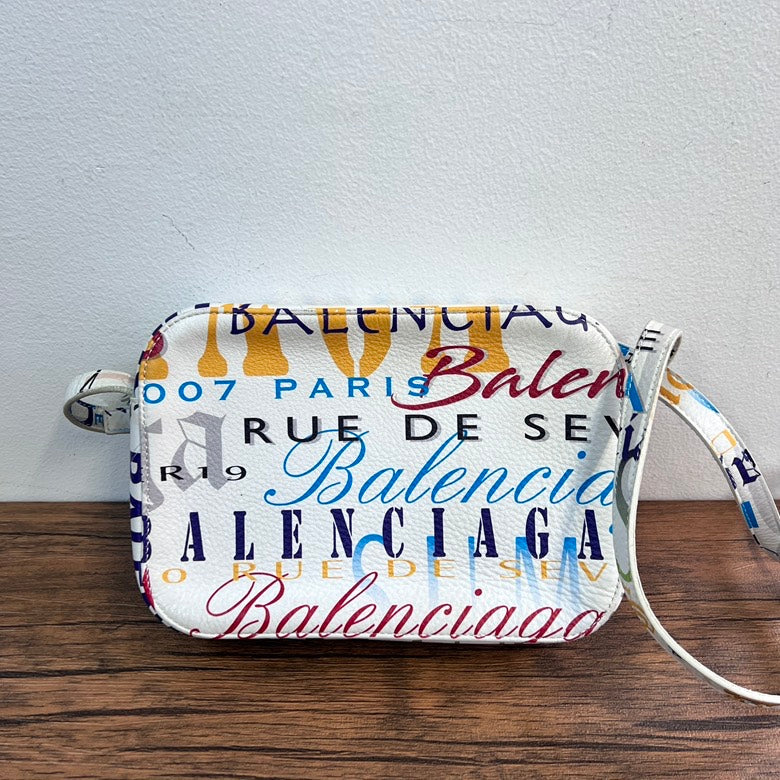 Balenciaga Classic Multicolor Leather Crossbody Bag