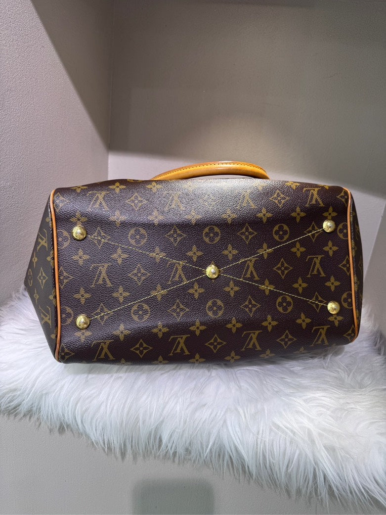 Louis Vuitton Monogram Tivoli PM Brown Canvas Satchel