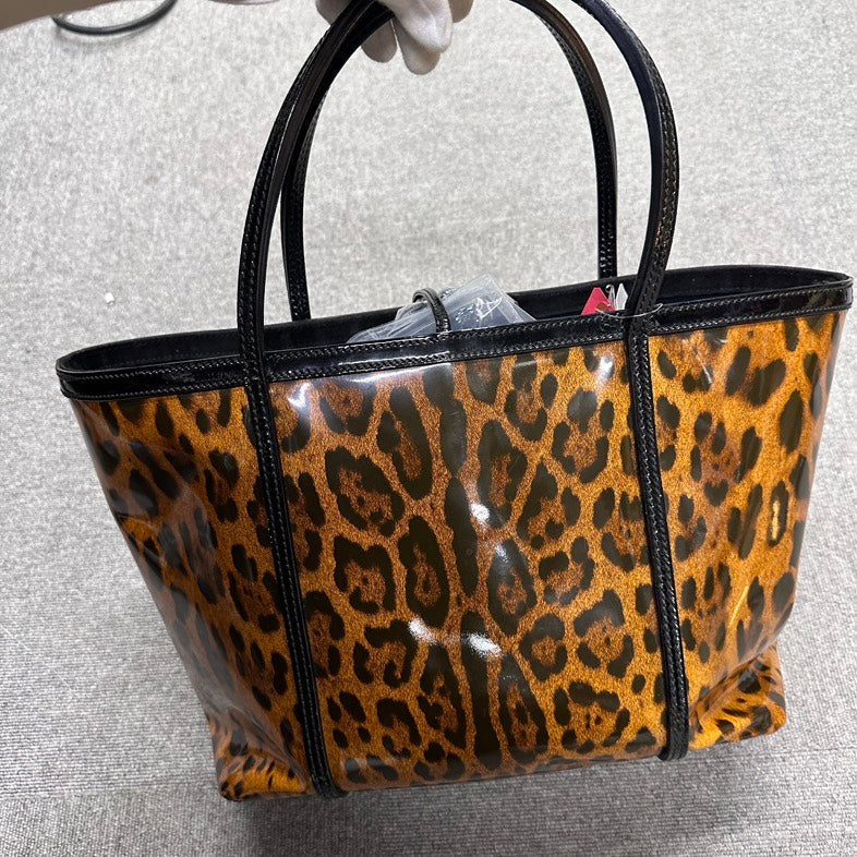 Pre-loved Dolce & Gabbana Leopard Print Tote Bag - BVJ