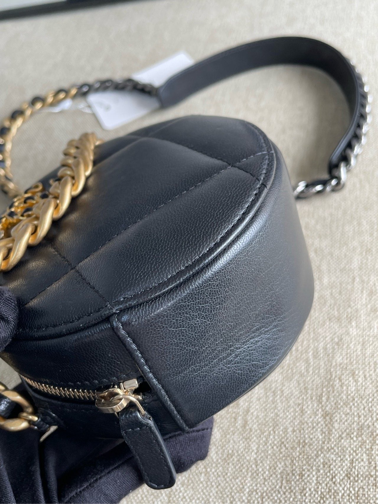 Chanel 19 Bag Black Leather Crossbody Bag 2021 Preloved