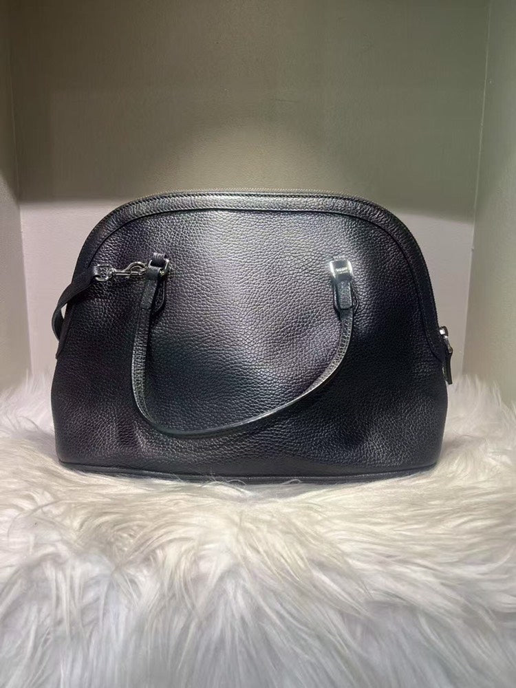 Gucci Black Leather Medium Shoulder Bag