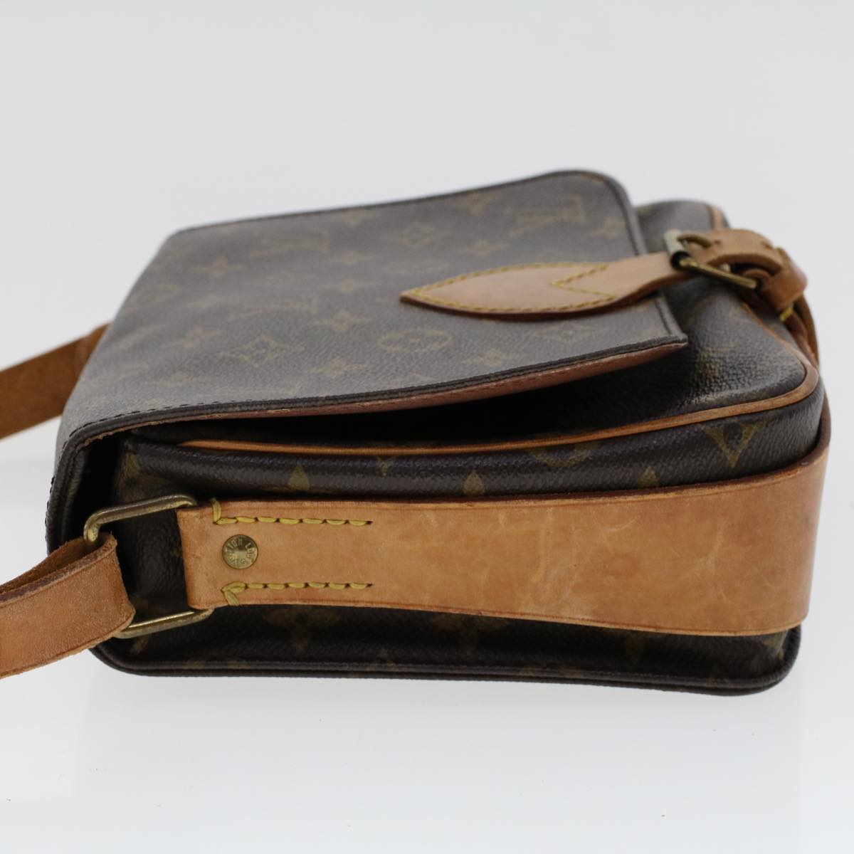 LOUIS VUITTON Monogram Cartouchiere MM Shoulder Bag M51253 LV rd5500