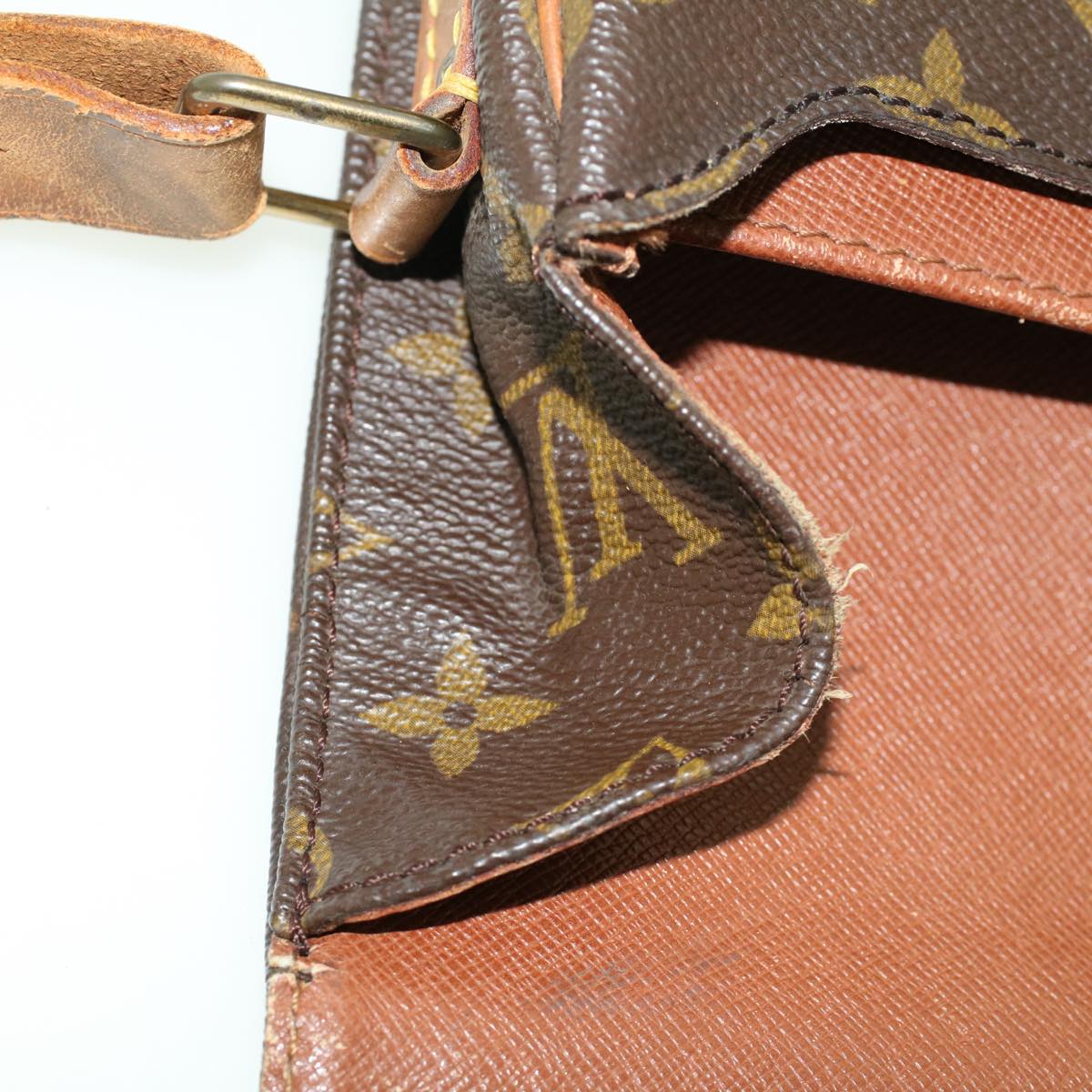 LOUIS VUITTON Monogram Cartouchiere MM Shoulder Bag M51253 LV rd5501
