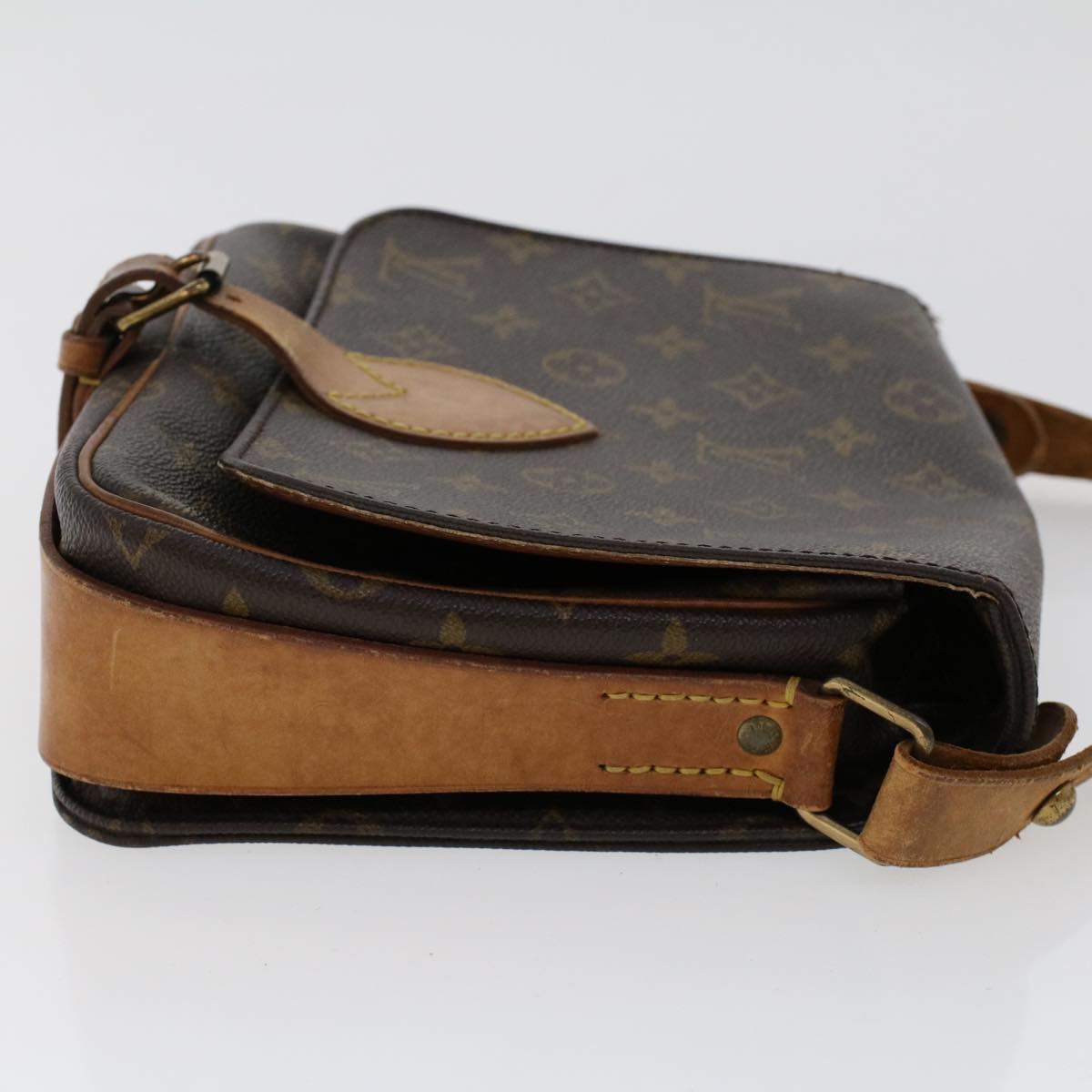 LOUIS VUITTON Monogram Cartouchiere MM Shoulder Bag M51253 LV rd5501