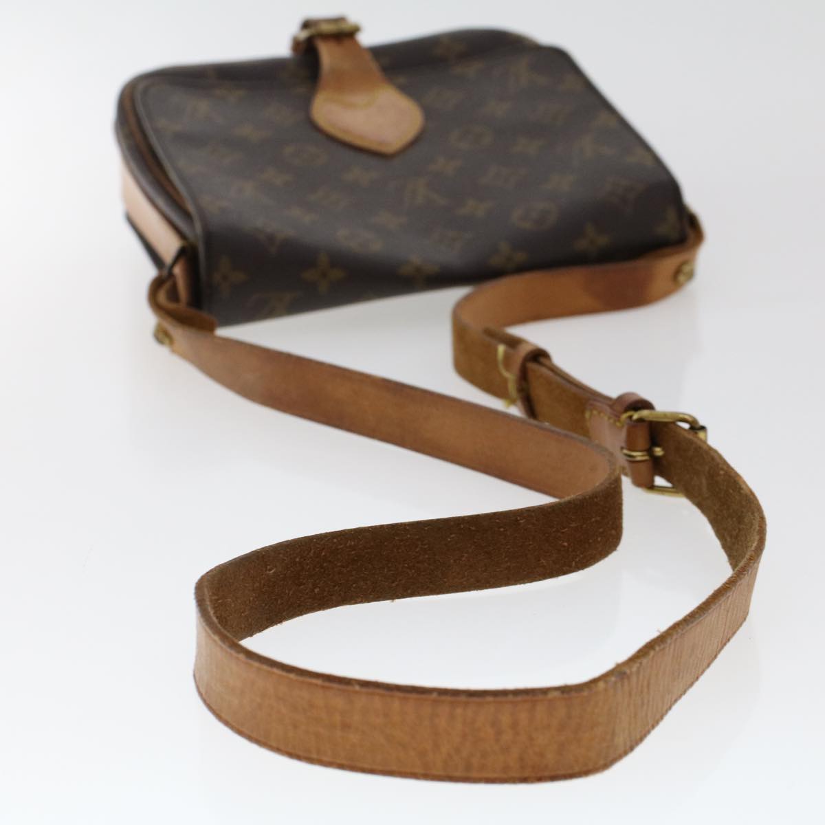 LOUIS VUITTON Monogram Cartouchiere MM Shoulder Bag M51253 LV rd5501