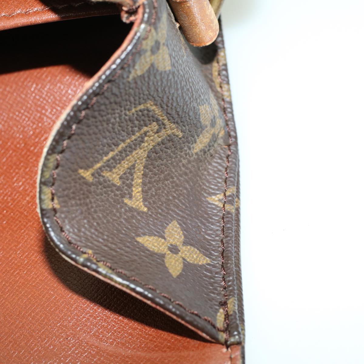 LOUIS VUITTON Monogram Cartouchiere MM Shoulder Bag M51253 LV rd5518