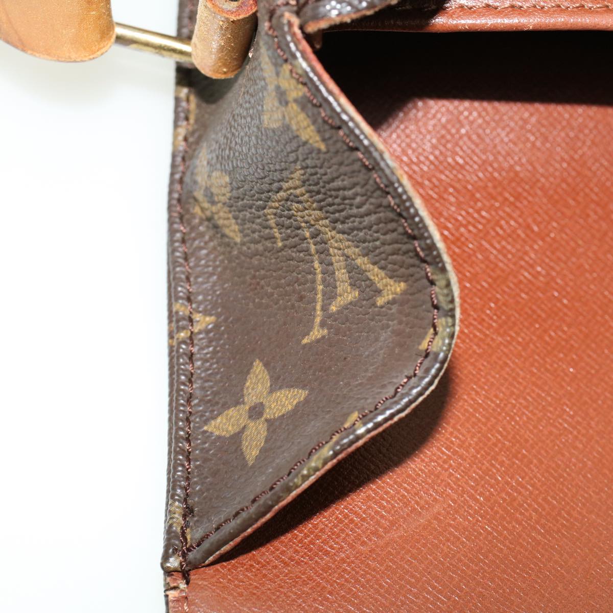 LOUIS VUITTON Monogram Cartouchiere MM Shoulder Bag M51253 LV rd5518