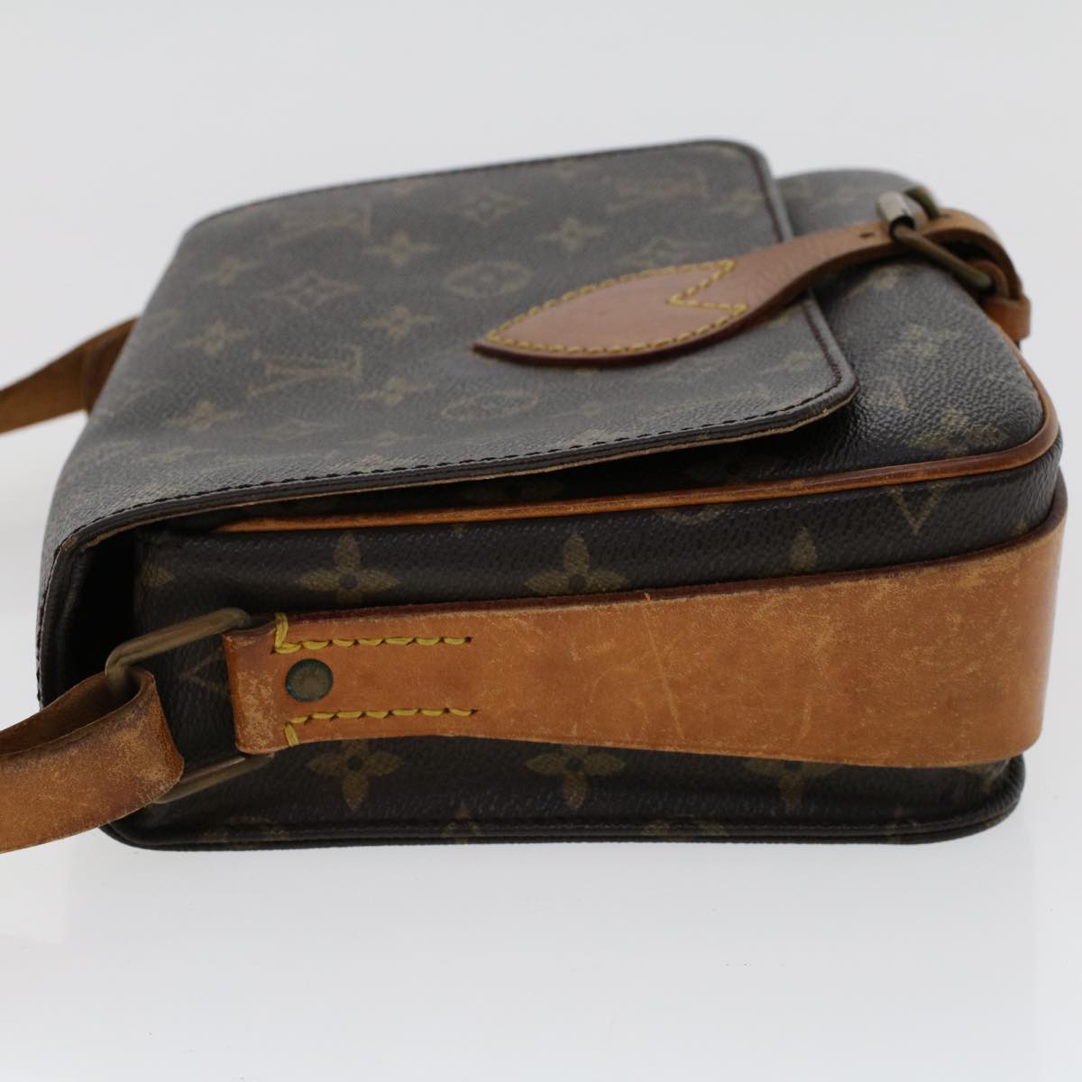 LOUIS VUITTON Monogram Cartouchiere MM Shoulder Bag M51253 LV rd5518