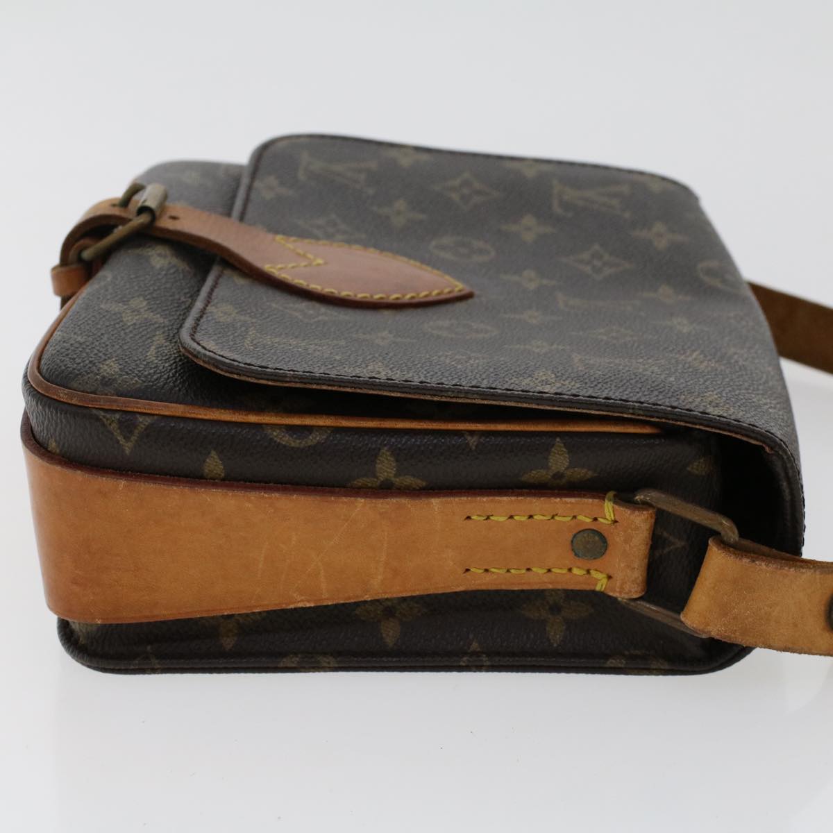 LOUIS VUITTON Monogram Cartouchiere MM Shoulder Bag M51253 LV rd5518
