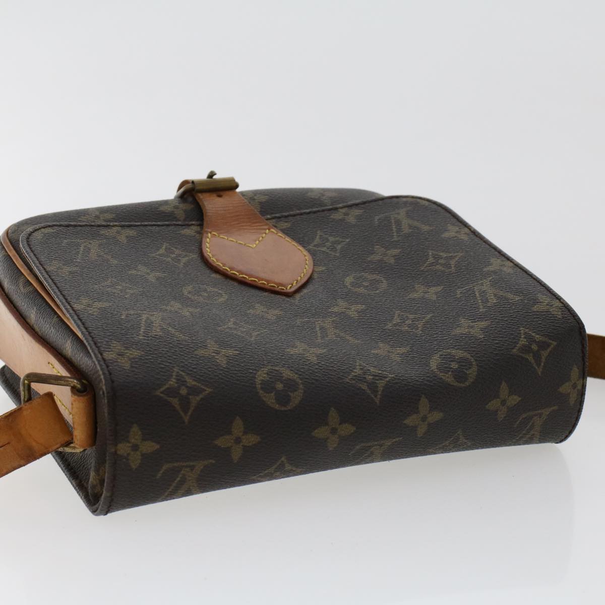 LOUIS VUITTON Monogram Cartouchiere MM Shoulder Bag M51253 LV rd5518