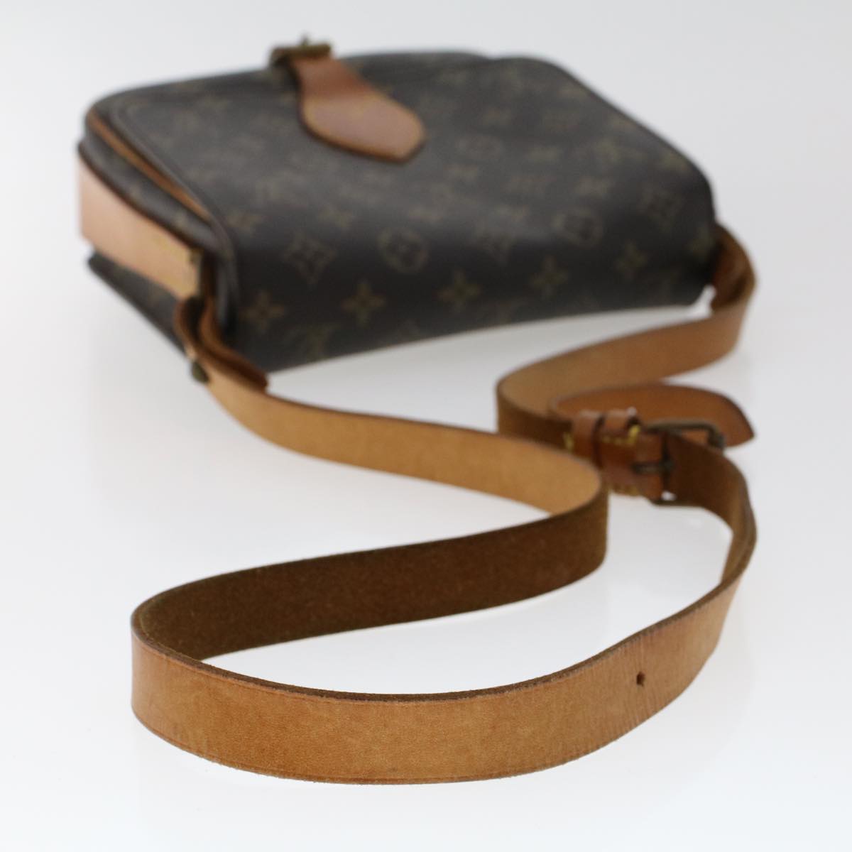 LOUIS VUITTON Monogram Cartouchiere MM Shoulder Bag M51253 LV rd5518