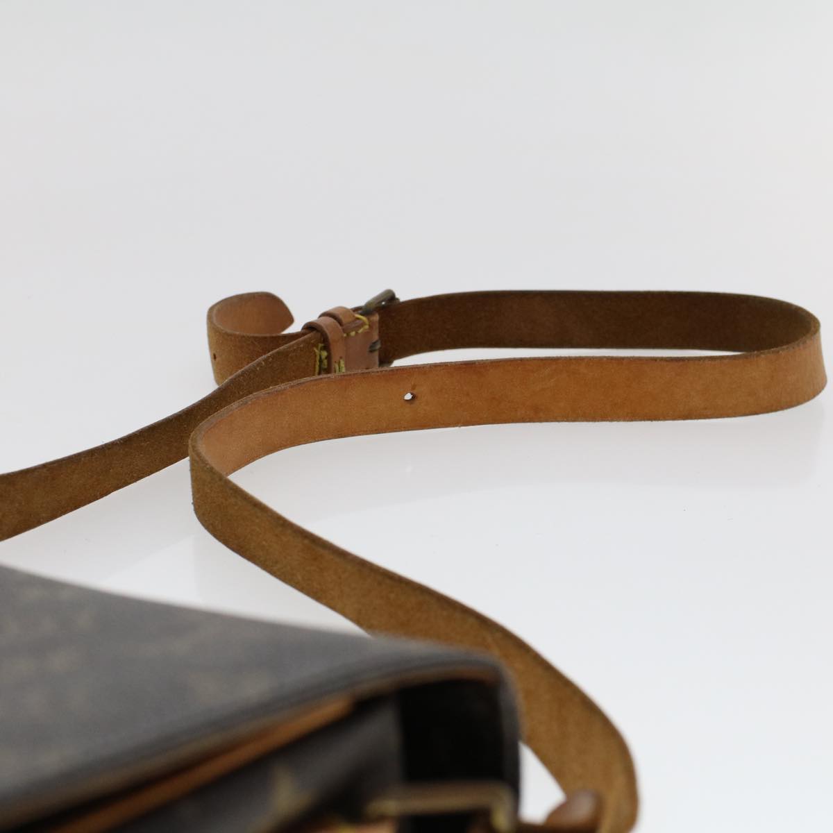 LOUIS VUITTON Monogram Cartouchiere MM Shoulder Bag M51253 LV rd5518