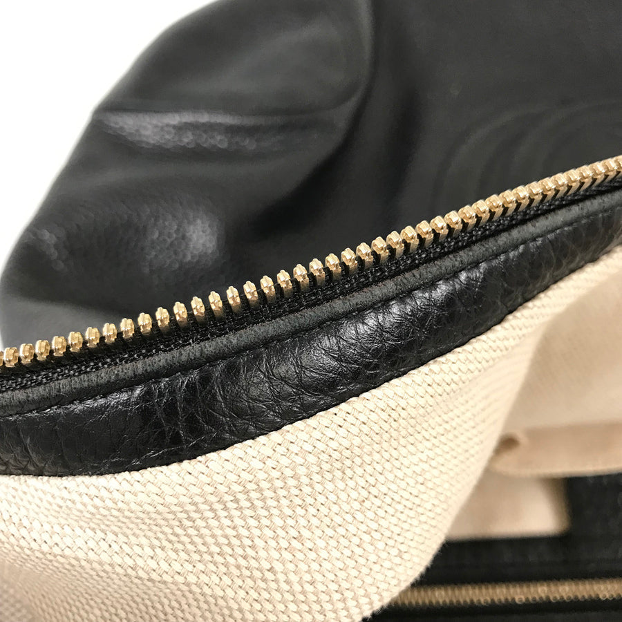 GUCCI Soho Interlocking G Fringe Tassel Chain Shoulder Bag