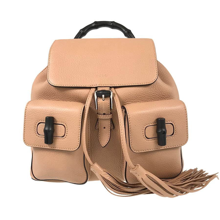 GUCCI Bamboo Fringe Backpack Backpack