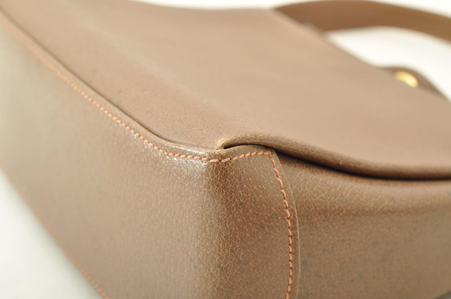 GUCCI Shoulder Bag Leather Brown am2327s