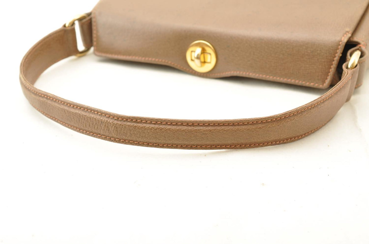 GUCCI Shoulder Bag Leather Brown am2327s