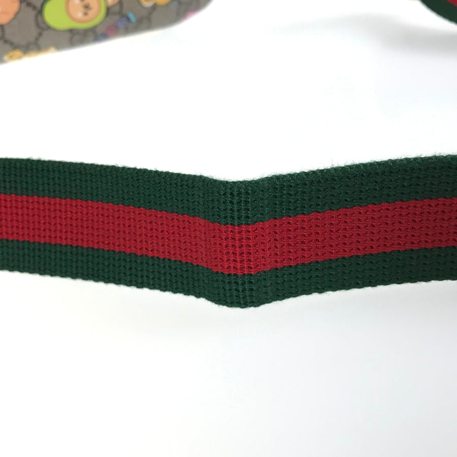 GUCCI Angela Nguyen Pikarar GG Supreme Animal Print Belt Bag Waist pouch