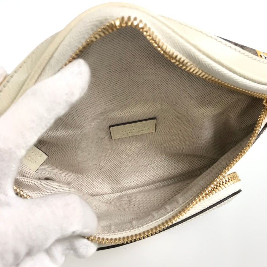 GUCCI Angela Nguyen Pikarar GG Supreme Animal Print Belt Bag Waist pouch