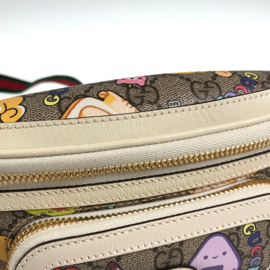 GUCCI Angela Nguyen Pikarar GG Supreme Animal Print Belt Bag Waist pouch
