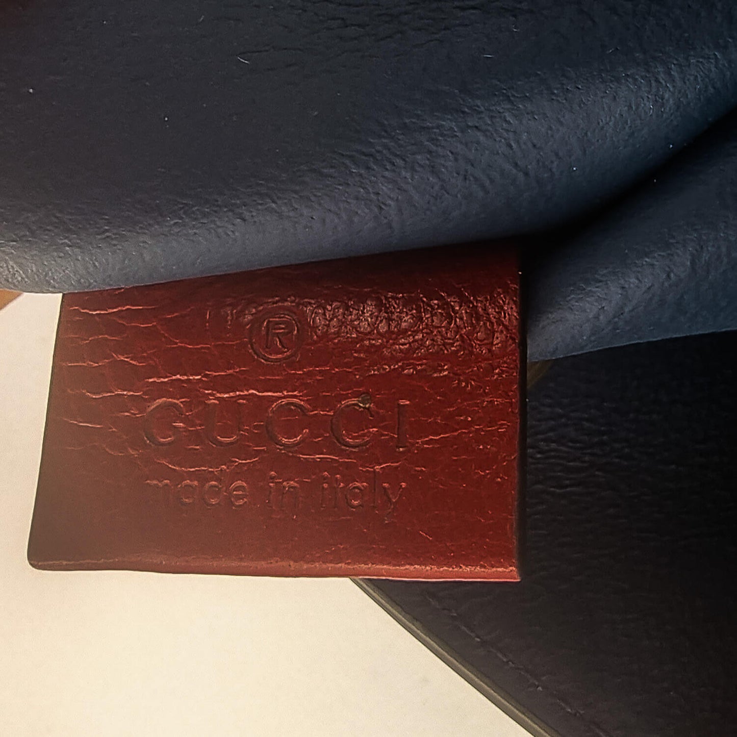 Gucci Maxi Rajah Tote Blue & Red